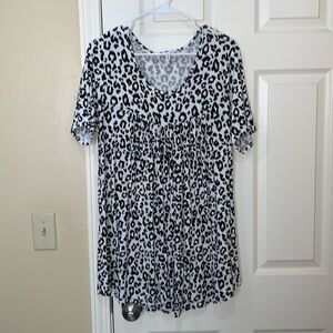 Women’s leopard blouse